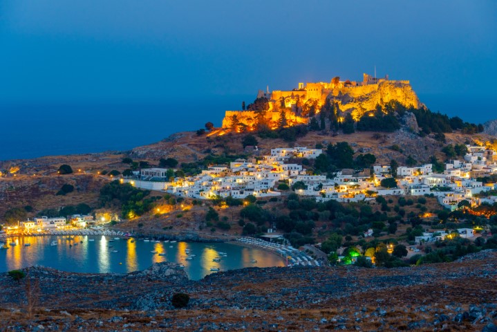 Lindos at Night (2)